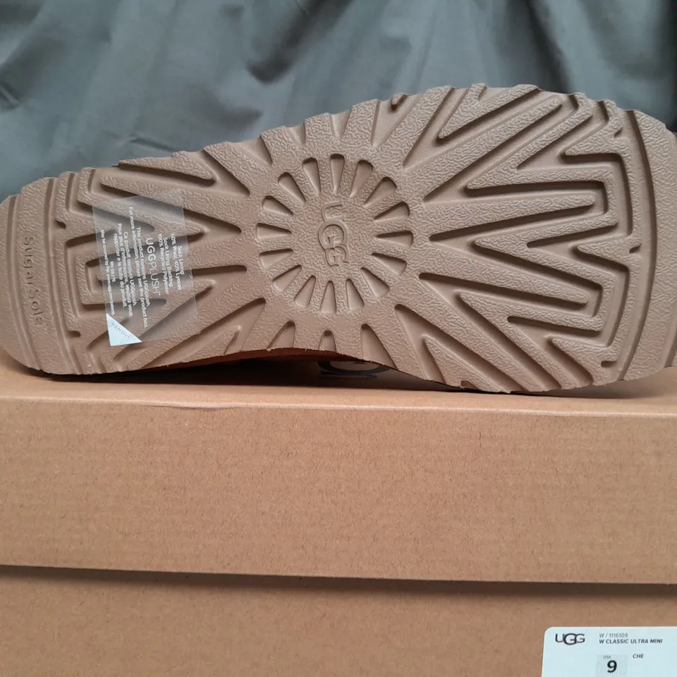 BOXED UGG WOMENS CLASSIC ULTRA MINI - UK 7