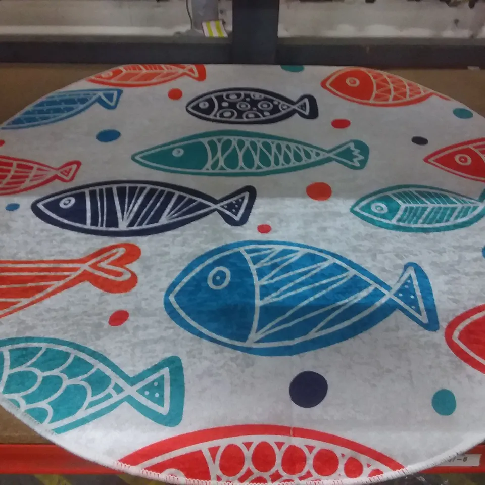 FISH PRINT BATHMAT 