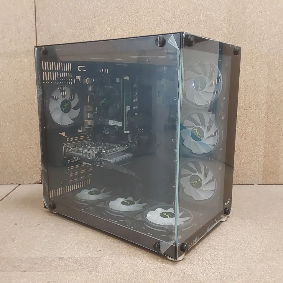 BOXED CUSTOM GAMING PC - MSI GTX 1650 4GB GRAPHICS CARD, INTEL I7-2600 CPU, 16GB RAM, 256GB SSD ECT	
