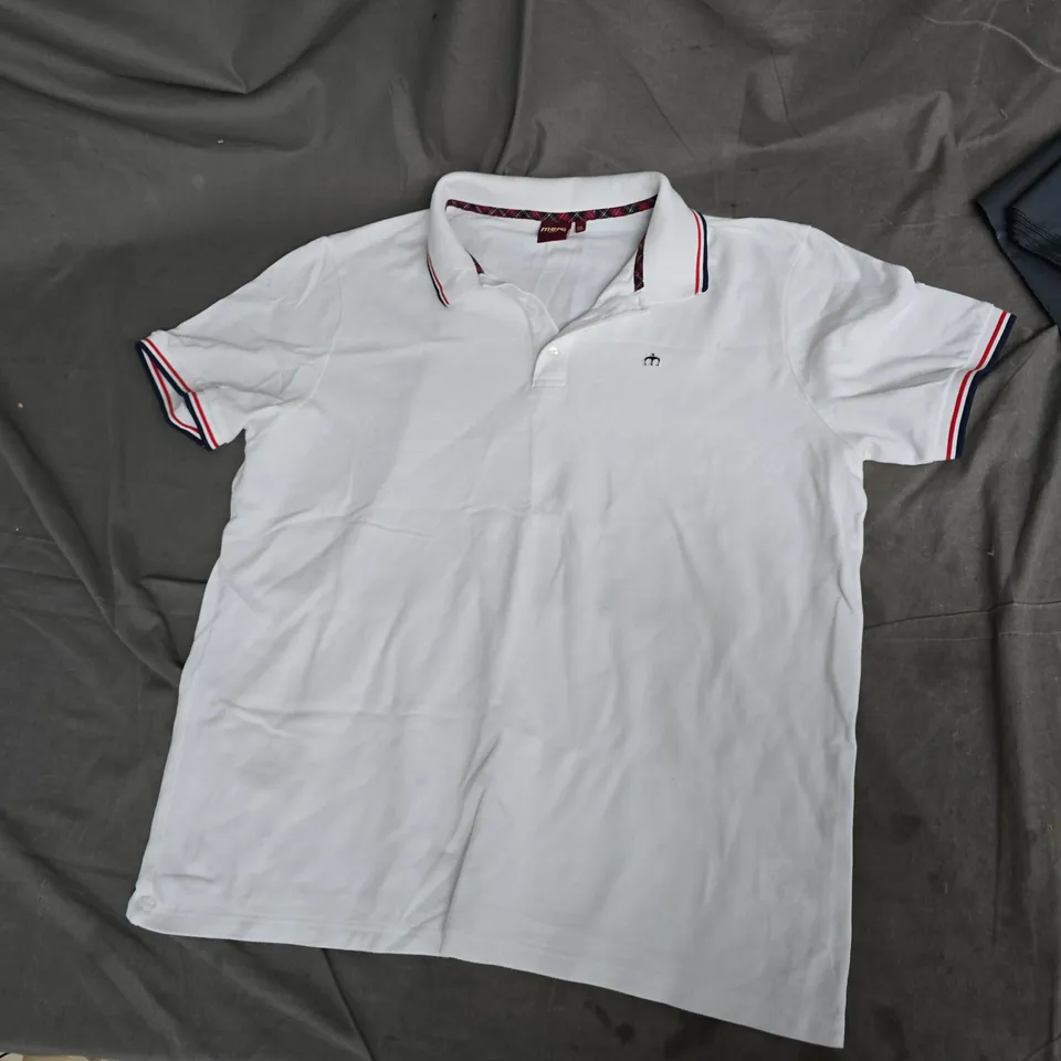 MERC LONDON WHITE POLO SHIRT – XXL (MEN'S)