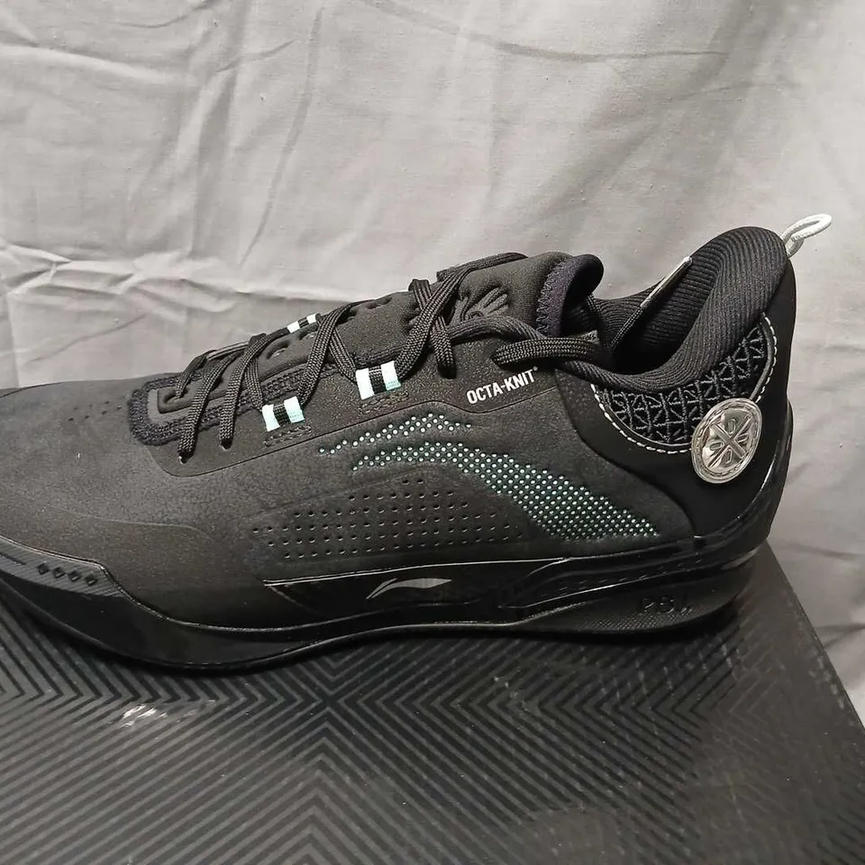 LI-NING WADE BASKETBALL SHOES – BLACK OCTA-KNIT, UK 9 (US 10, EUR 43 1/3, CN 275)