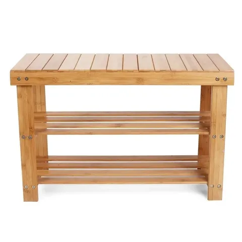 BOXED 6 PAIR SHOE RACK