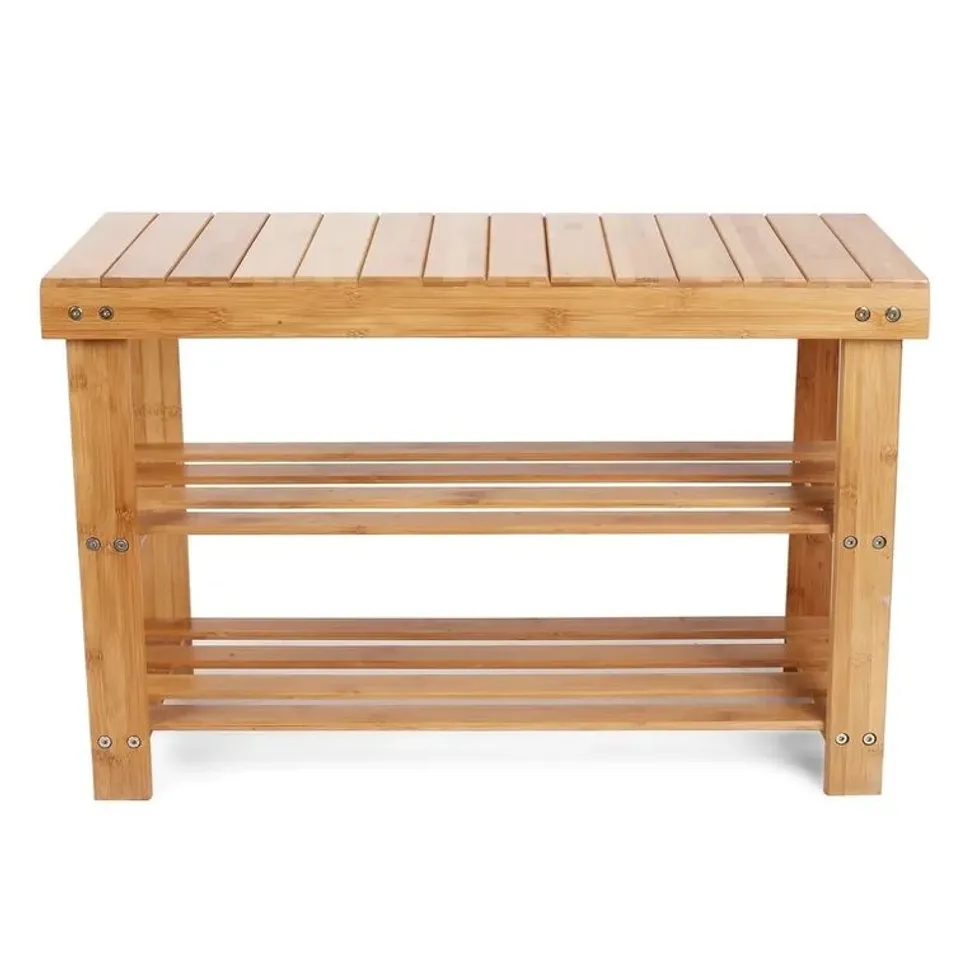 BOXED 6 PAIR SHOE RACK