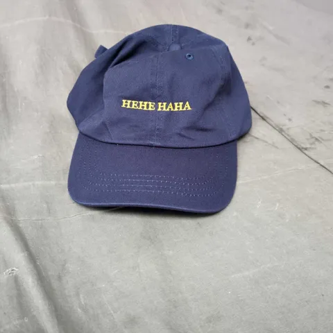 HEHE HAHA NAVY CAP