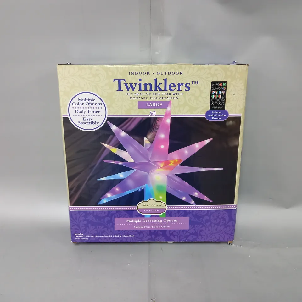 BOXED PACIFIC ACCENTS STAR BURST LIGHT