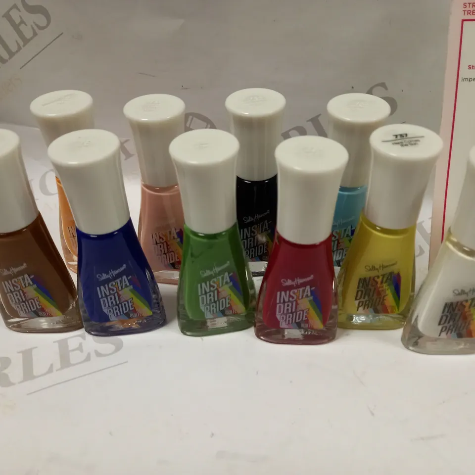 SALLY HANSON BUMPER POLISH SET APPROX. 20 ITEMS 