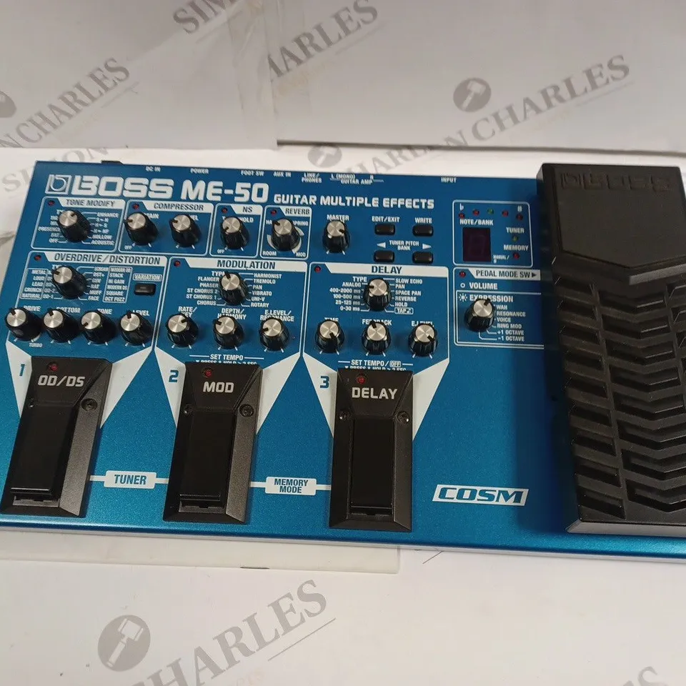 UNBOXED BOSS ME-50 GUITAR MULTIPLE EFFECTS