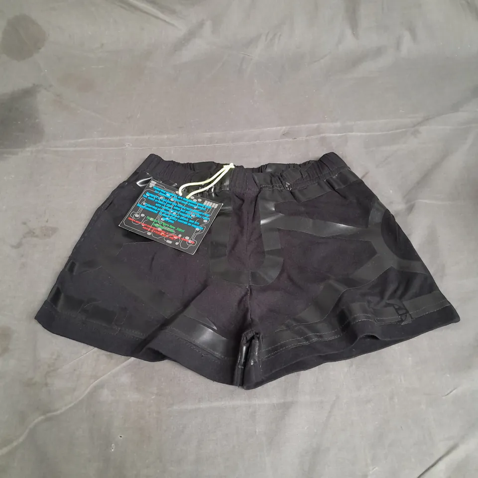 CYBERDOG BONDAGE HOTPANTS IN BLACK SIZE M