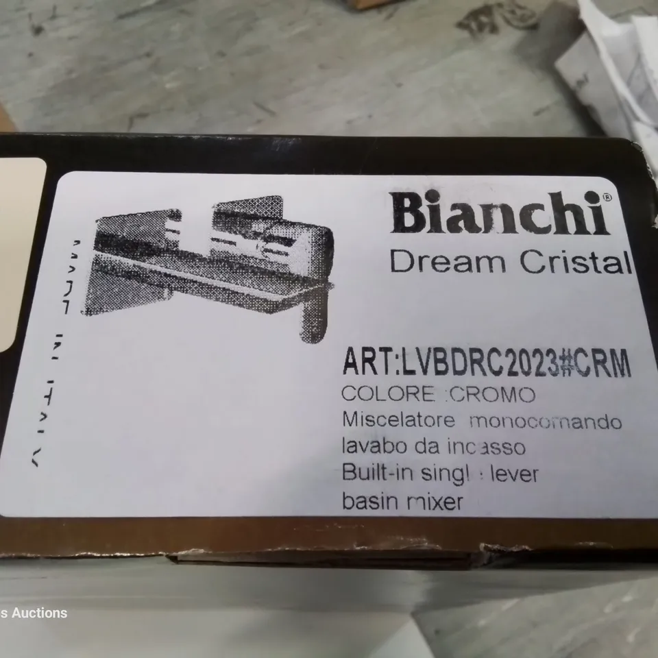 BOXED BIANCHI DREAM CRISTAL BUILT IN SINGLE LEVER BASIN MIXER