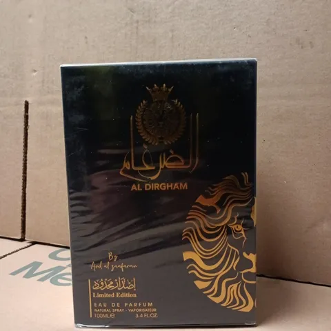 BOXED AND SEALED ARD AL ZAAFARAN AL DIRGHAM LIMITED EDITION 100ML EAU DE PARFUM SPRAY