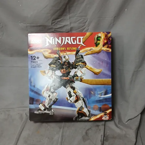 BOXED LEGO NINJAGO DRAGONS RISING COLES TITAN DRAGON MECH
