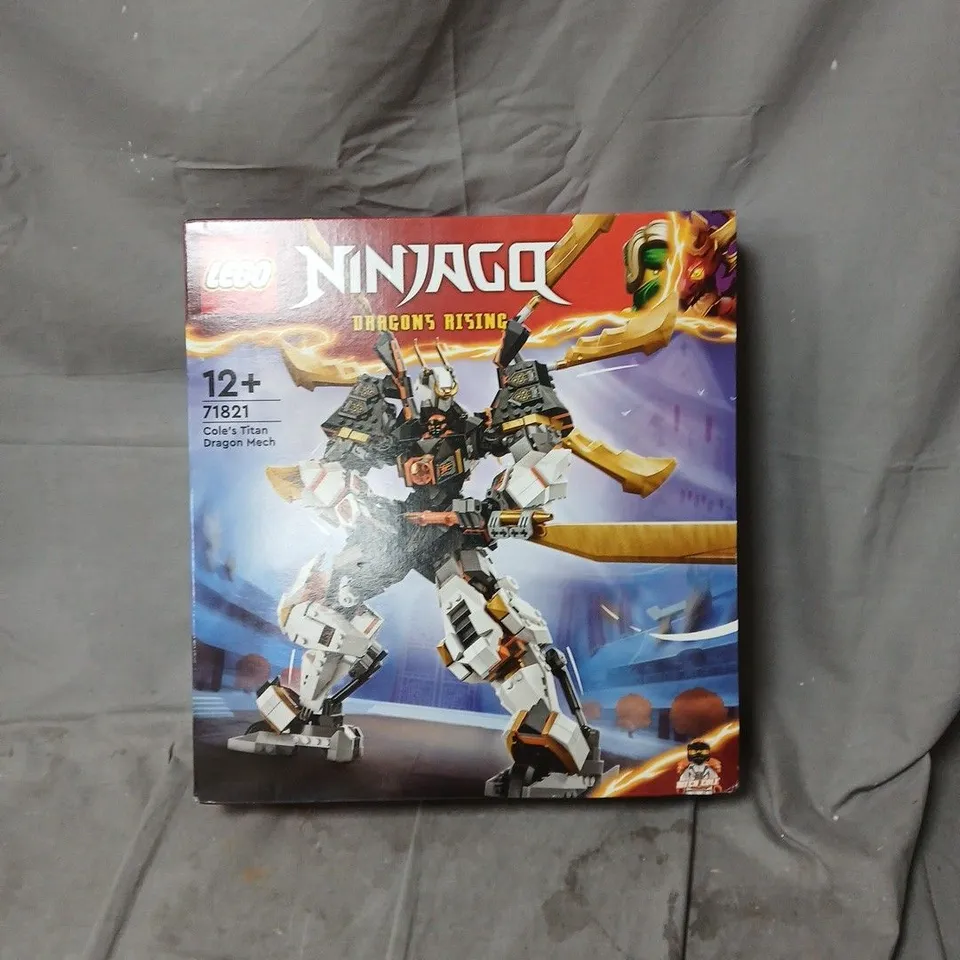 BOXED LEGO NINJAGO DRAGONS RISING COLES TITAN DRAGON MECH