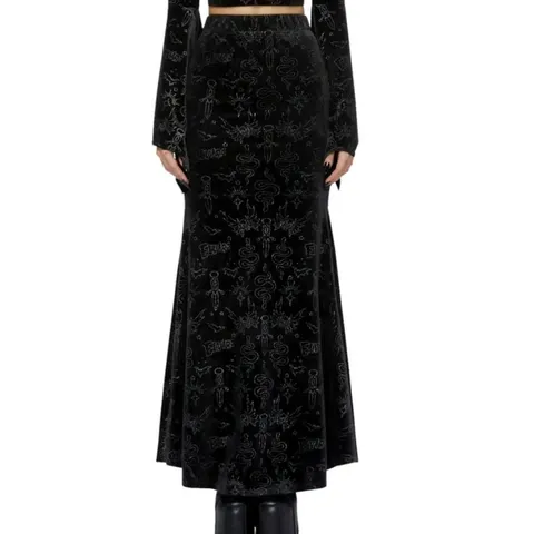 FIVE BRAND NEW KILLSTAR X ELVIRA - YOURS CRUELLY - BLACK WOMEN'S SKIRT SIZE MAY VARY