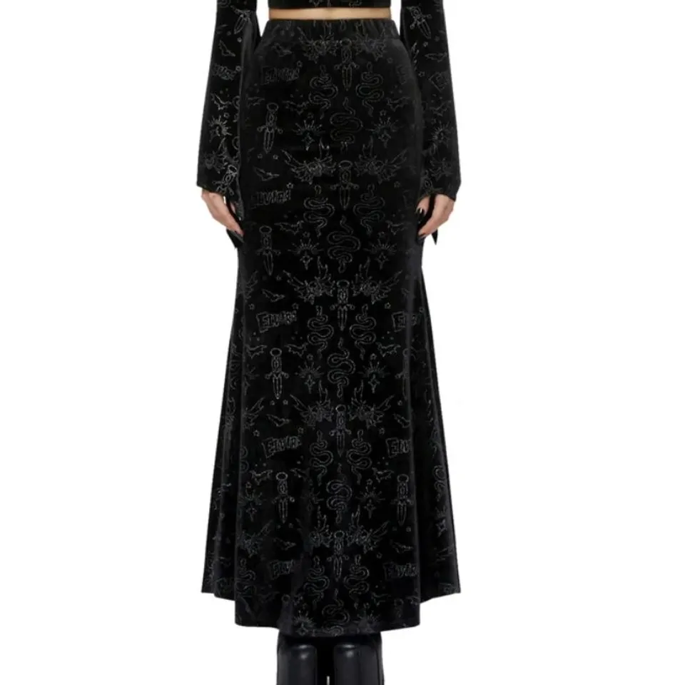 FIVE BRAND NEW KILLSTAR X ELVIRA - YOURS CRUELLY - BLACK WOMEN'S SKIRT SIZE MAY VARY