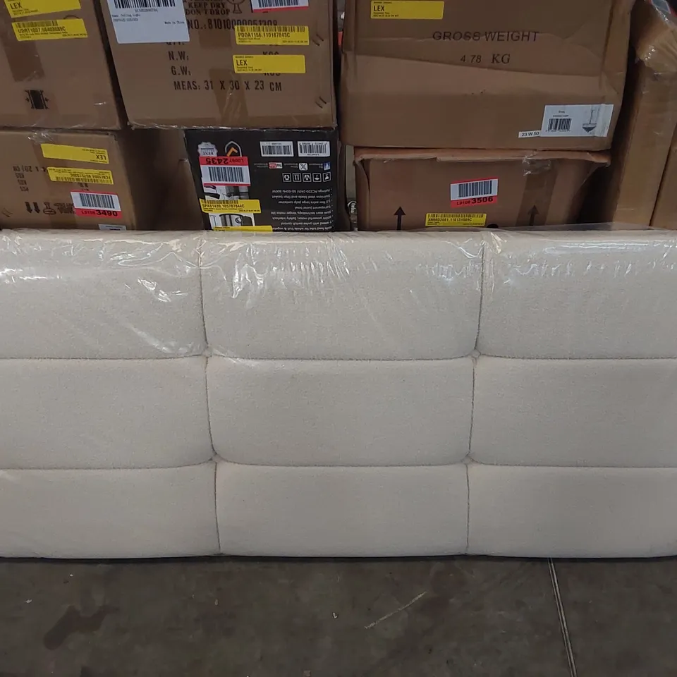 BAGGED LLSEMARIE DOUBLE UPHOLSTERED HEADBOARD 