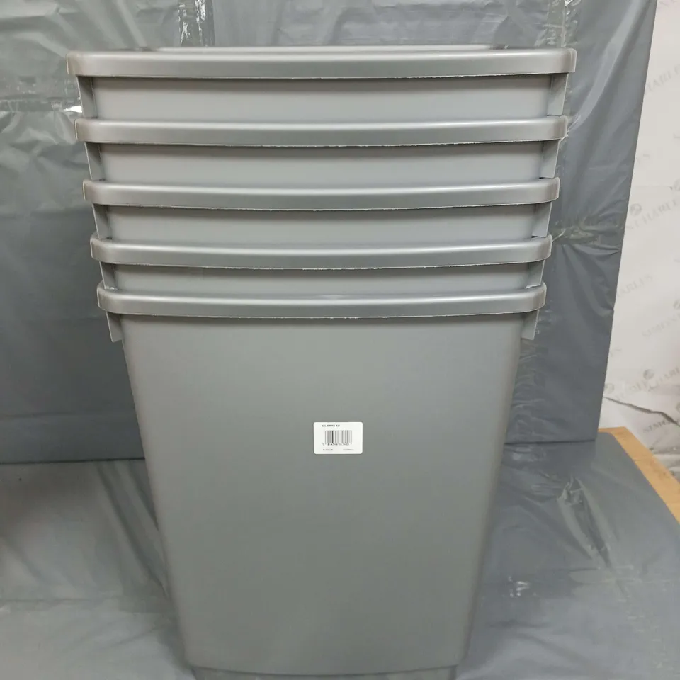 5 X SWING BIN 50L 