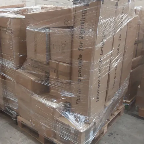 PALLET CONTAINING A VERY LARGE QUANTITY OF ASSORTED DESIGNER LIGHTING PRODUCTS