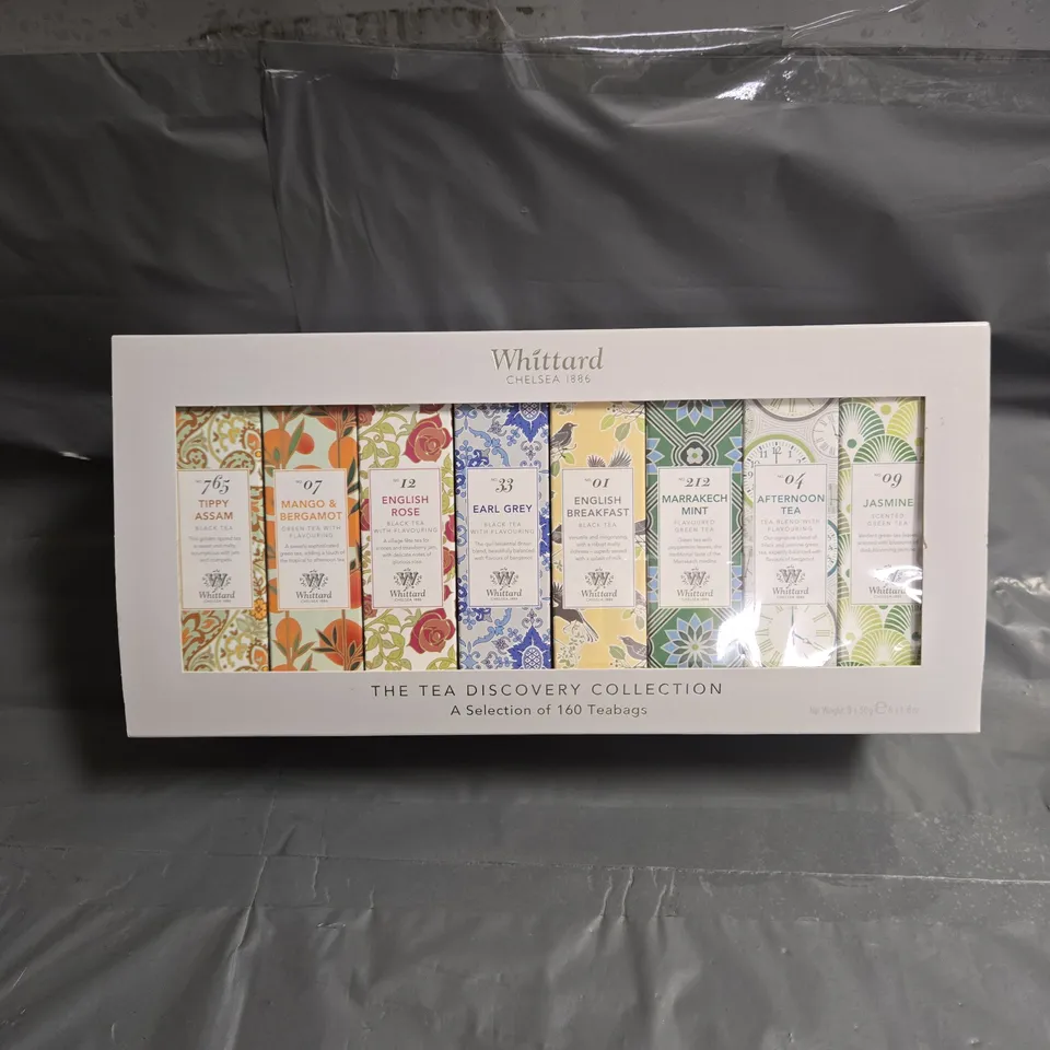 BOXED WHITTARD THE TEA DISCOVERY COLLECTION 8X50G