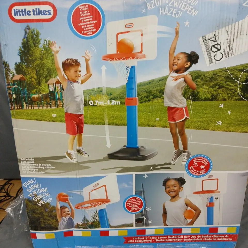 LITTLE TIKES TOTSPORTS EASY SCORE BASKETBALL SET RRP £46.99
