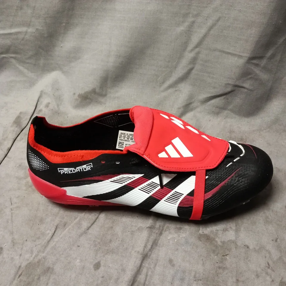 ADIDAS PREDATOR FOOTBALL BOOTS – BLACK/RED SIZE 8