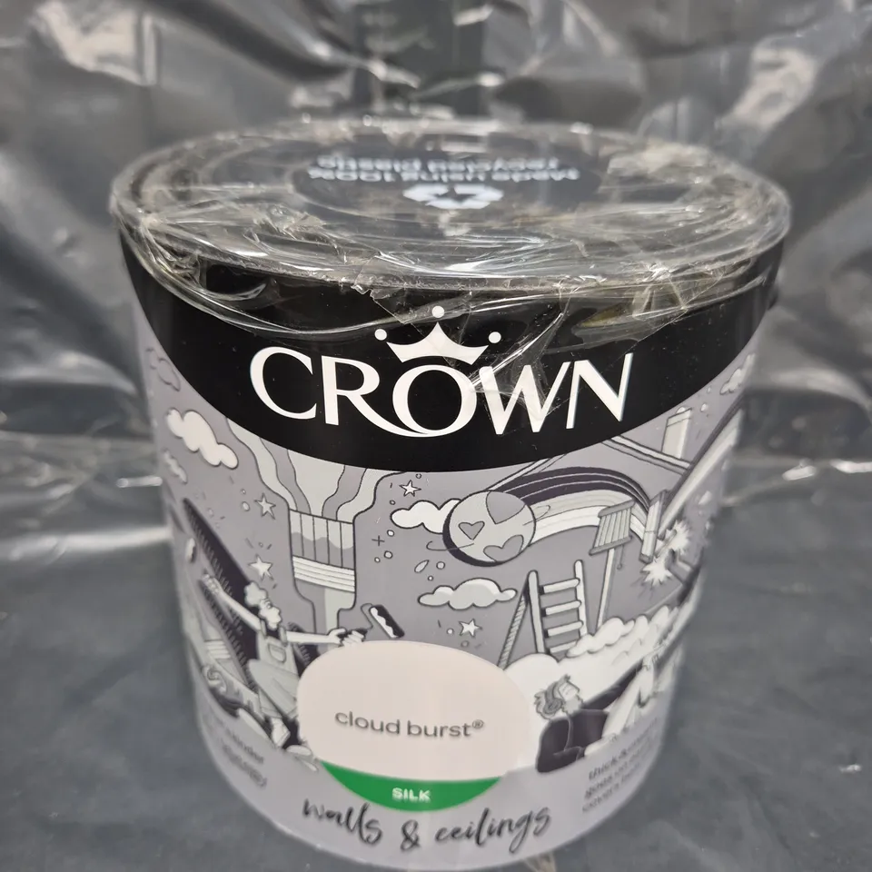 CROWN WALLS & CEILINGS PAINT - SILK CLOUD BURST (2.5L)