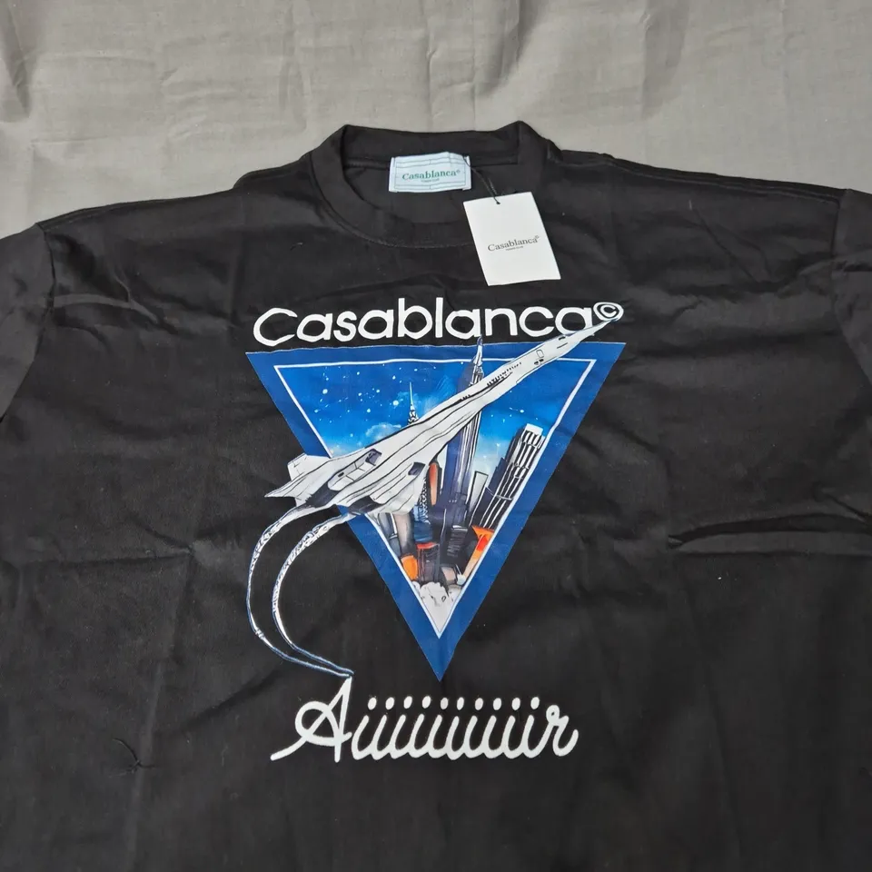 CASABLANCA AIR TENNIS CLUB TEE - SIZE 3XL