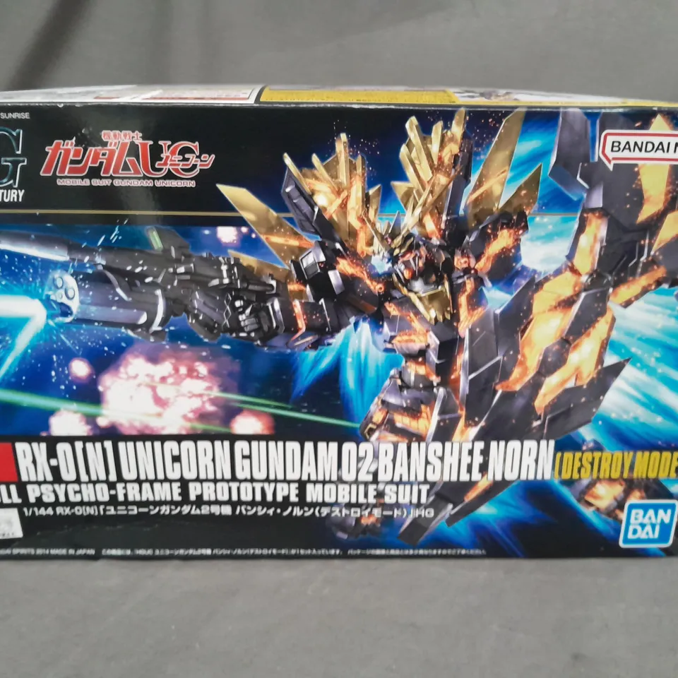 RX-0 UNICORN GUNDAM 02 BANSHEE NORN PROTOTYPE MOBILE SUIT