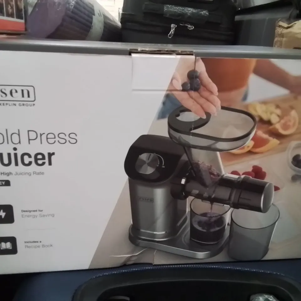 BOXED KEPLIN COLD PRESS JUICER 