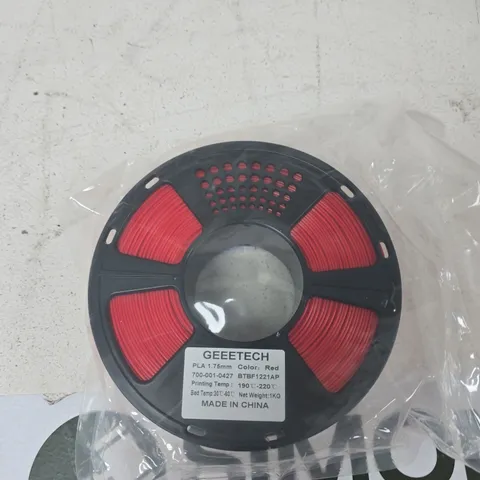 GEEETECH PLA 1.75MM RED 1KG 3D PRINTING FILAMENT – SPOOL