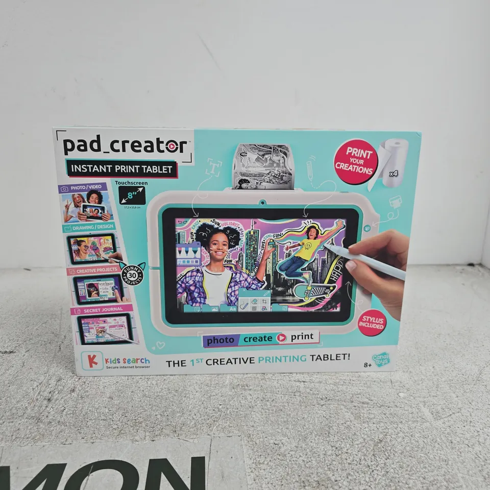 BOXED PAD_CREATOR INSTANT PRINT TABLET