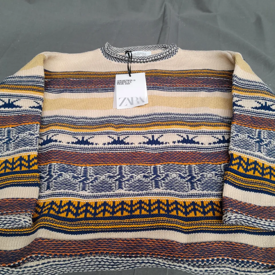 ZARA COLLECTION KNITTED JUMPER - SIZE 6-7 YEARS