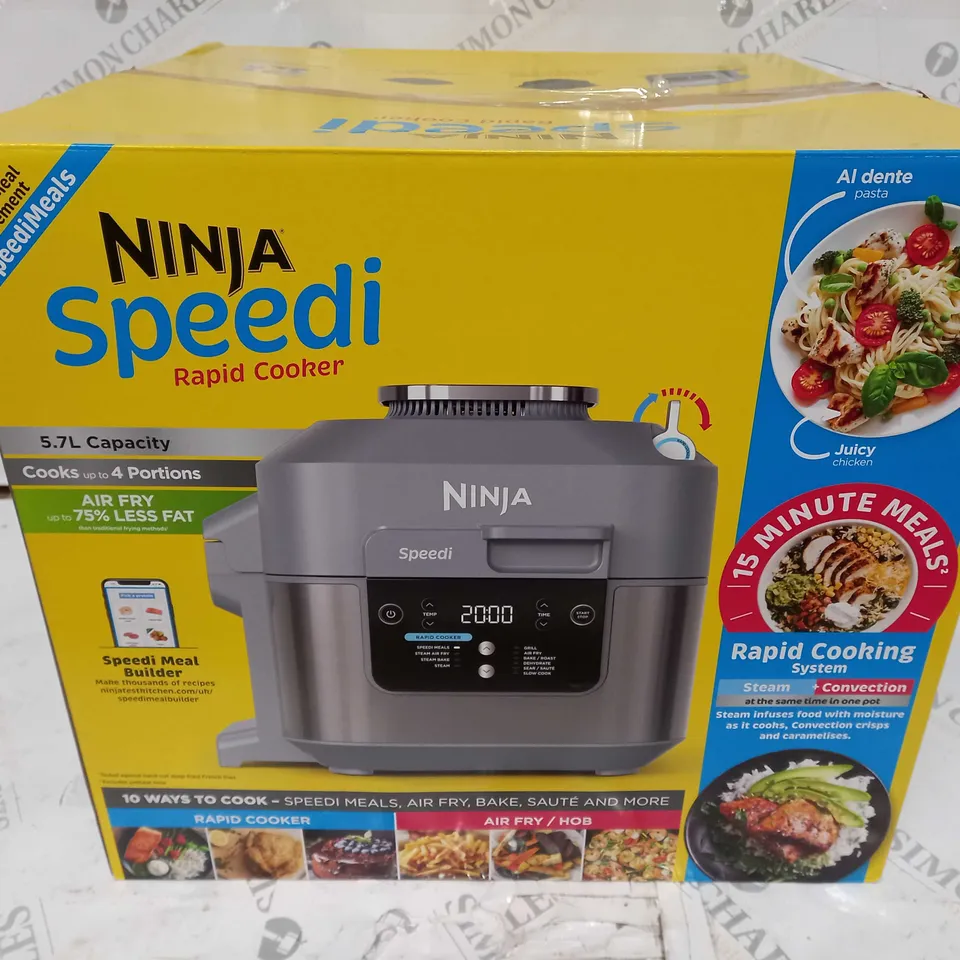 BOXED OUTLET NINJA SPEEDI 10 IN 1 5.7L RAPID-COOKER & AIR FRYER