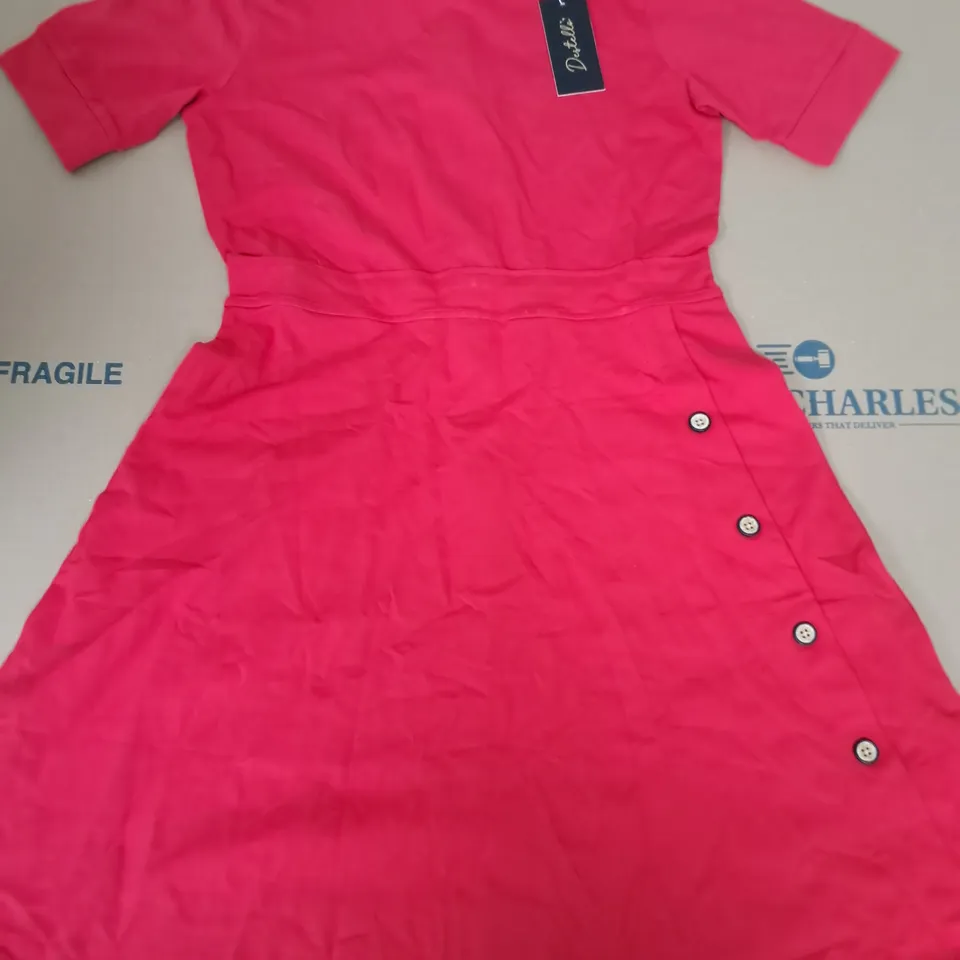 LOT OF 14 BRAND NEW DESTELLO RED SHORT SLEEVE DRESSES - UK10