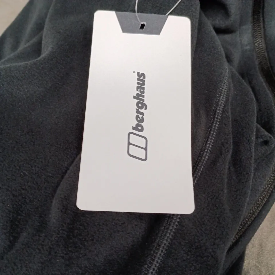 BERGHAUS TATHWELL HOODED FLEECE JACKET – BLACK – MEN'S XL