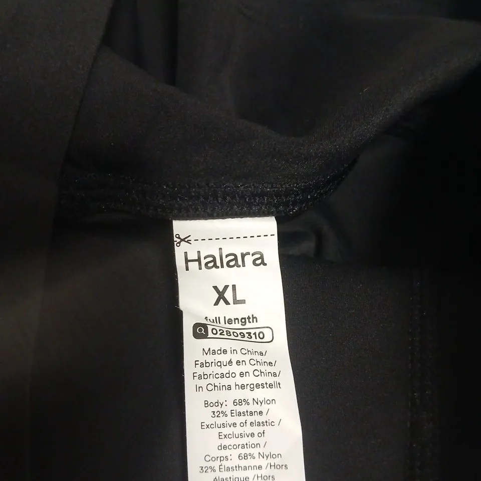 HALARA BLACK XL LEGGINGS TAGGED