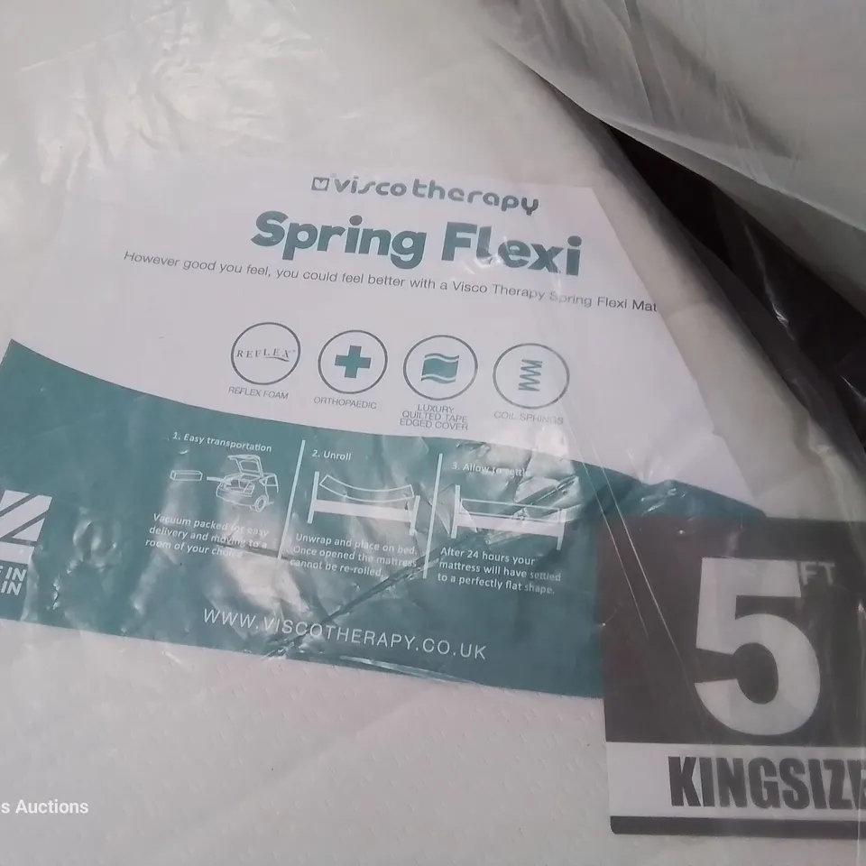 QUALITY BAGGED 5' KING OPEN COIL MATTRESS