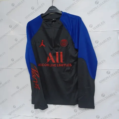 JORDAN X PSG SMALL 1/4 ZIP TRAINING TOP