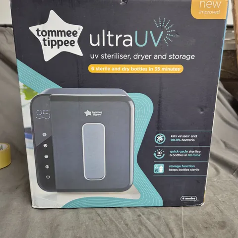 TOMMEE TIPPEE ULTRAUV UV STERILISER, DRYER & STORAGE – BOXED
