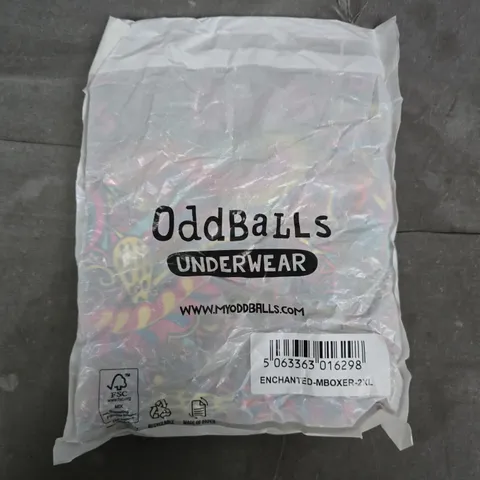 BAGGED ODDBALLS ENCHENTED MBOXERS - 2XL