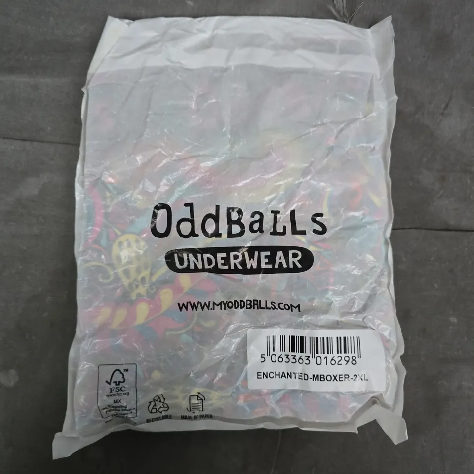BAGGED ODDBALLS ENCHENTED MBOXERS - 2XL