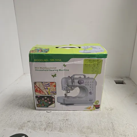 MINI MULTIFUNCTIONAL HOUSEHOLD SEWING MACHINE – MODEL SM-505A (BOXED)