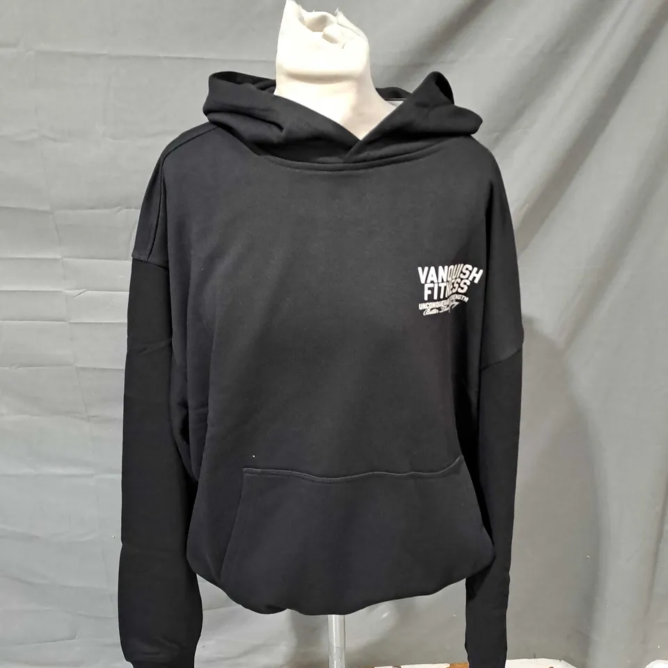 VANQUISH BLACK TSP UNCONQUERABLE STRENGTH OVERSIZED PULL OVER HOODIE - XL