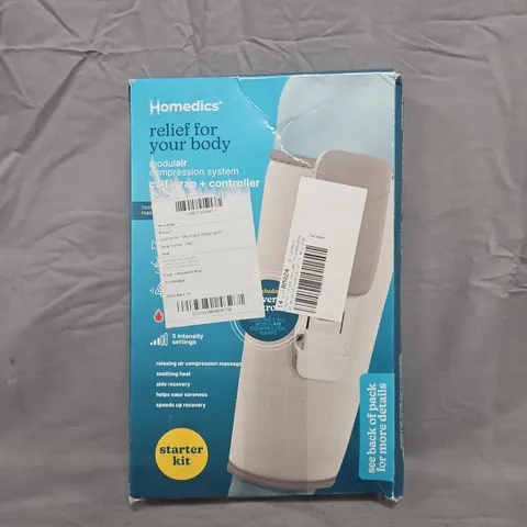 BOXED HOMEDICS MODULAIR COMPRESSION SYSTEM CALF WRAP + CONTROLLER SR-CMXC10HBND