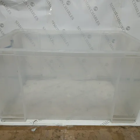 UNBRANDED CLEAR PLASTIC TUB 67X43X35CM