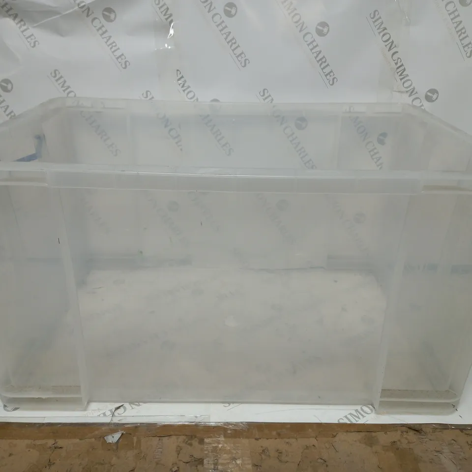 UNBRANDED CLEAR PLASTIC TUB 67X43X35CM