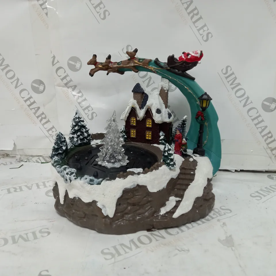 LED FOUNTAIN CHRISTMAS VILLAGE SCENE  RRP £45.99