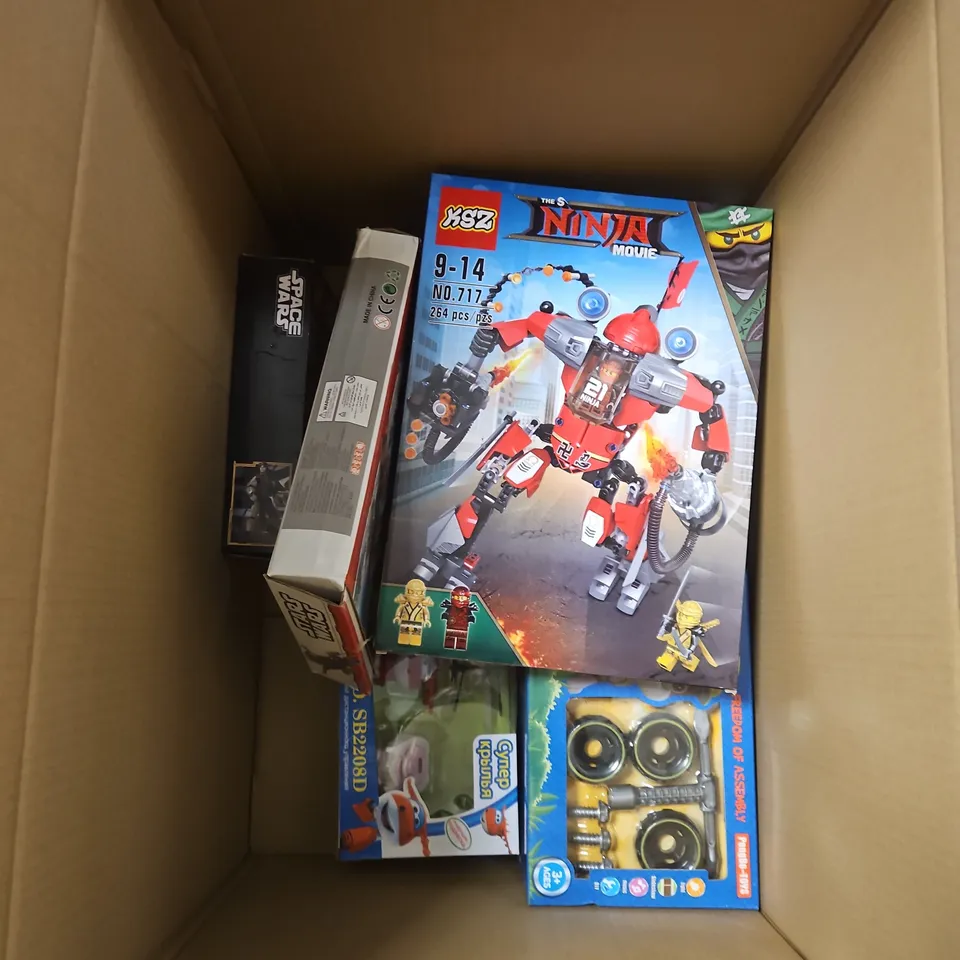BOX OF APPROXIMATELY 8 ASSORTED KIDS TOYS