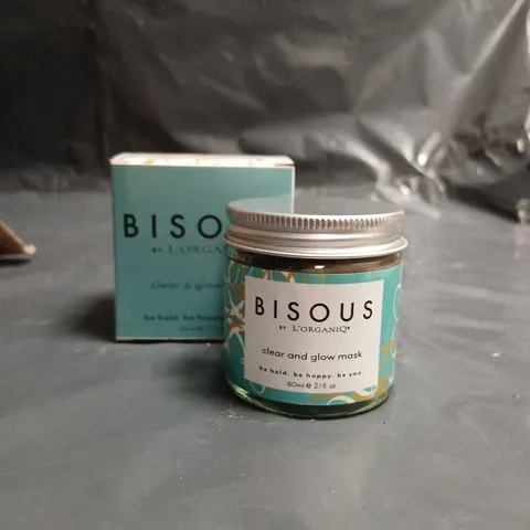 SEVEN BOXED BISOUS BY L'ORGANIQ CLEAR & GLOW MASK – 60ML