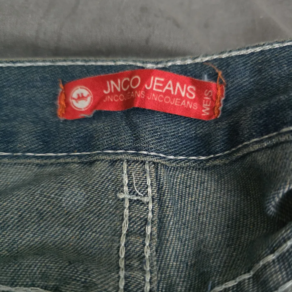 JNCO JEANS – BLUE DENIM JEANS-SIZE UNSPECIFIED 
