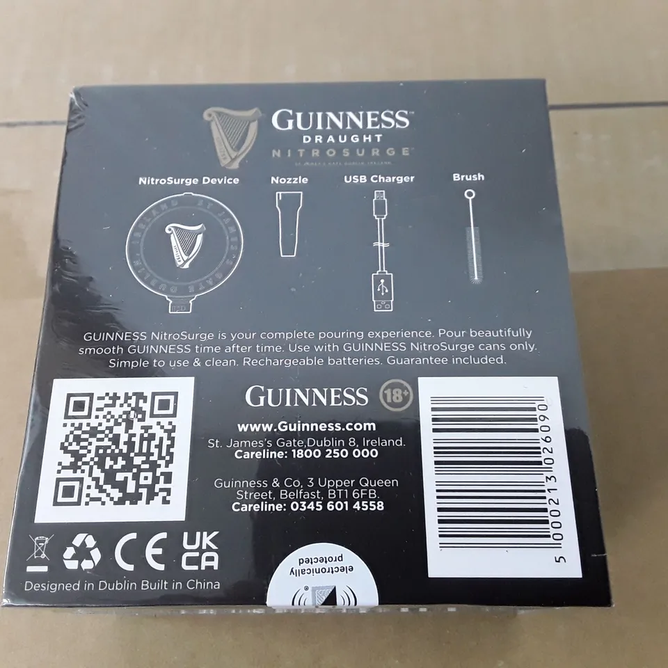 SEALED GUINNESS DRAUGHT NITROSURGE 